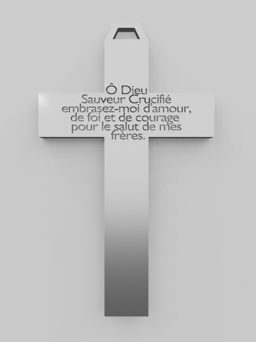 Fichier STL Croix du pardon, Croix du pardon, Croix du